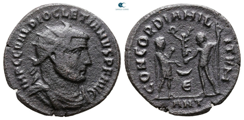 Diocletian AD 284-305. Antioch
Antoninianus Æ

19 mm, 2,27 g



Good Fine...