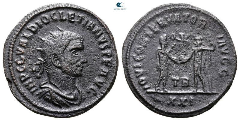 Diocletian AD 284-305. Tripolis
Antoninianus Æ

23 mm, 4,05 g



Very Fin...