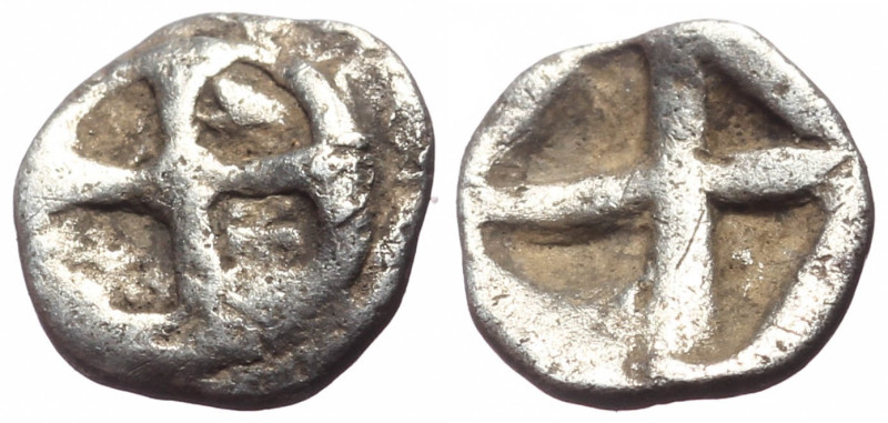 Attica, Athens AR Hemiobol (Silver, 0.29g, 8mm) ca 515-510 BC. Wappenmünzen type...