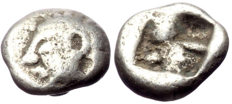 Ionia, Kolophon AR Hemiobol (Silver. 0.36g, 7mm) ca 530/25-500 BC. 
Obv: Archaic...