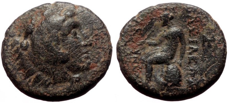 Seleukid Kings of Syria, Seleukos II Kallinikos (246-226 BC) AE (Bronze, 3.17g, ...