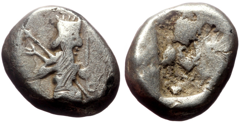 Achaemenid Kings of Persia, Time of Darios I to Xerxes I (ca 485 BC) AR Siglos (...