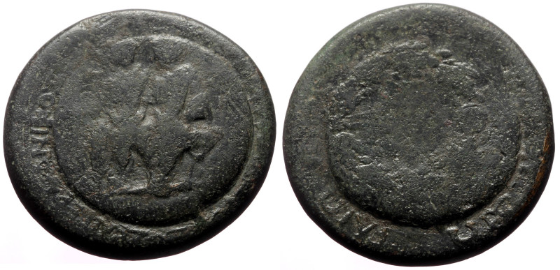 Lydia, Sardis AE (Bronze, 18.11g, 29mm) Tiberius Germanicus (Caesar) and Drusus ...