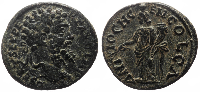 Pisidia, Antioch, Septimus Severus (193-211), AE (Bronze, 23.2 mm, 5.28 g).
Obv...