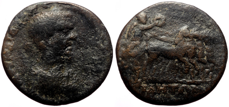 Unreaserched Pamphylia, Side AE (Bronze, 14.68g. 30mm) Septimius Severus (193-21...