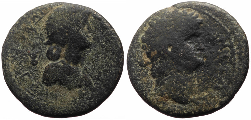 Cilicia, Augusta AE (Bronze, 7.36g, 25mm) Nero (54-68) Issue: AD 67/8
Obv: ΝΕΡΩ...