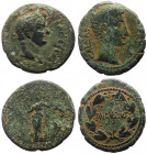 Syria, Seleucis and Pieria, Antioch, Augustus (27 BC-AD 14), AE (Bronze, 26.8 mm, 10.82 g). 
Obv. CAESAR, bare head of Augustus to right.
Rev. AVGVS...