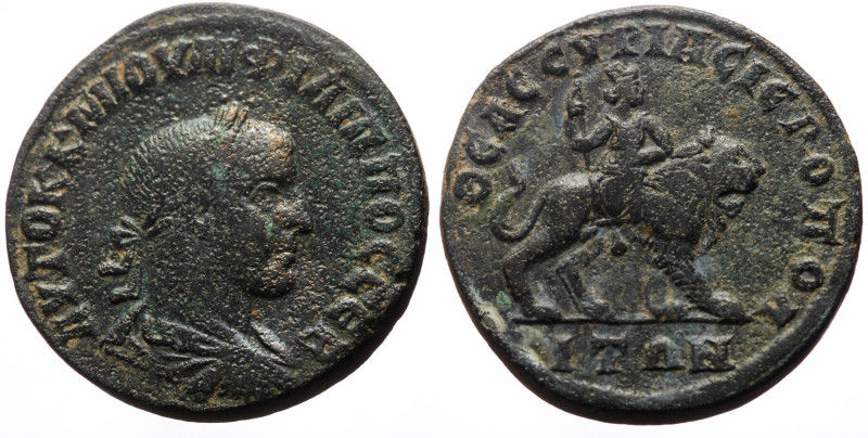 Syria, Hierapolis AE (Bronze, 18.86g, 28mm) Philip I for Philip II (Augustus) 
...