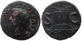 Augustus (under Tiberius, 14-37), dupondius (Bronze, 27.8 mm, 11.07 g), Rome, struck 22-30.
Obv. [DIVVS] AVGVSTVS PATER, radiate head to left. 
Rev....