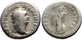 Domitian (81-96) AR Denarius (Silver, 3.51g, 20mm) Rome, 93-94
Obv: IMP CAES DOMIT AVG – GERM P M TR P XIII, Laureate head r. 
Rev: IMP XXII COS XVI...