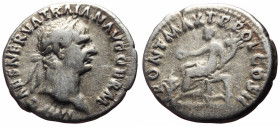 Trajan (98-117) AR Denarius (Silver, 3.54g, 19mm) Rome, 98-9 
Obv: IMP CAES NERVA TRAIAN AVG GERM Head laureate r. 
Rev: P M TR P COS II P P Concord...