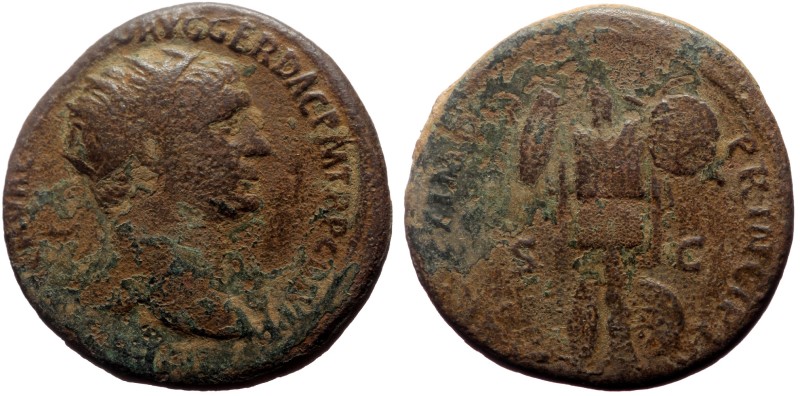 Trajan (98-117) AE Dupondius (Bronze, 10.18g, 27mm) 103-111
Obv: IMP CAES NERVA...