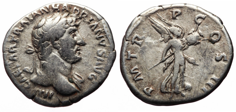 Hadrian (117-138) AR Denarius (Silver, 3.24g, 19mm) Rome, ca 119-125
Obv: IMP C...