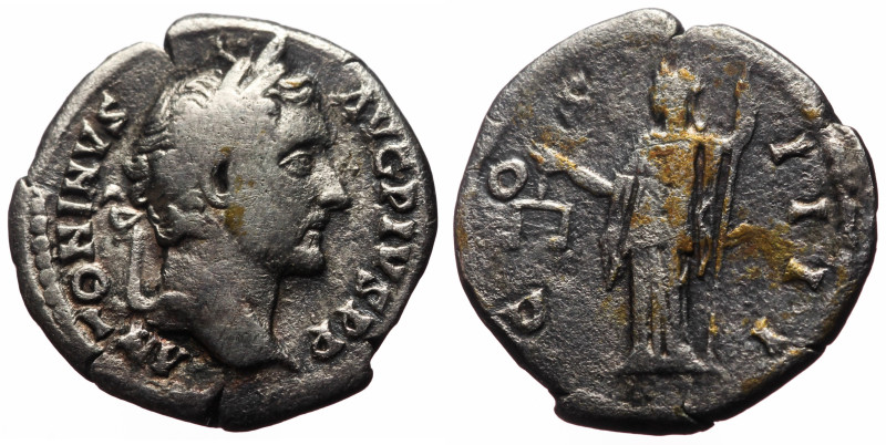 Antoninus Pius (138-161) AR Denarius (Silver, 2.65g, 18mm) Rome.
Obv: ANTONINVS...