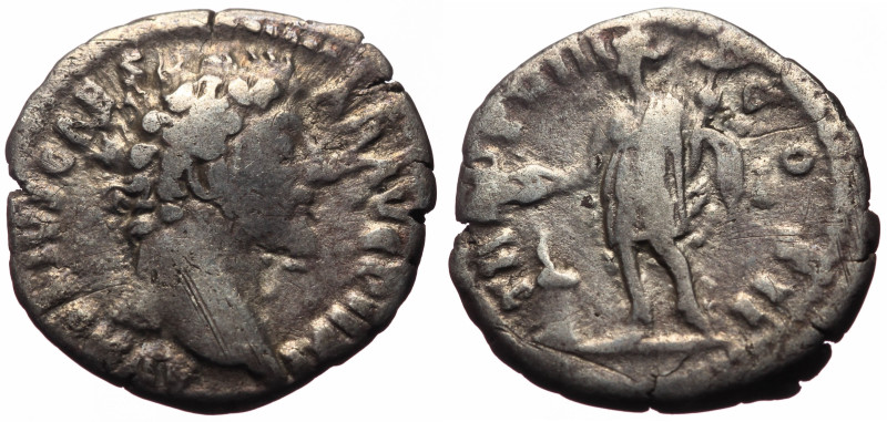 Marcus Aurelius (Caesar, 139-161) AR Denarius (Silver, 3.01g, 18mm) Rome, 153-15...