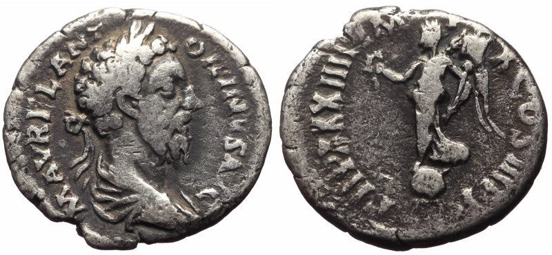 *Just 8 specimens recorded in Reka Devnia hoard*
Marcus Aurelius (161-180) AR D...