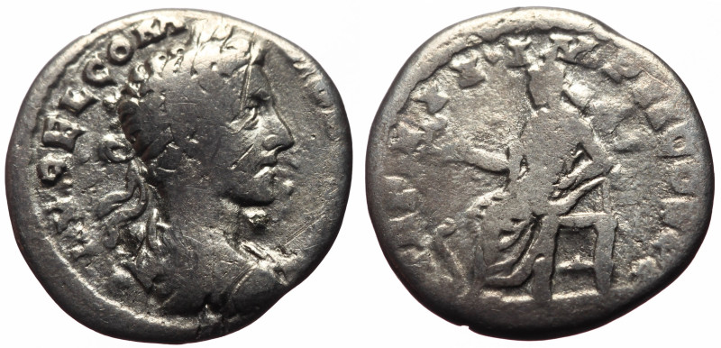 Commodus (177-192) AR Denarius (Silver, 2.98g, 17mm) Autumn to Dec 177 
Obv: L A...