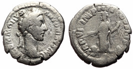 Commodus (177-192) AR Denarius (Silver, 2.19g, 19mm) Rome, 181. 
Obv: M COMMODVS ANTONINVS AVG Laureate head of Commodus to right. 
Rev: TR P VI IMP I...