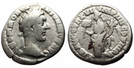 Commodus (177-192) AR Denarius (Silver, 2.57g, 18mm) Rome. 
Obv: M COMMODVS ANTONINVS AVG, Laureate head right. 
Rev: LIB AVGV TR P VII IMP IIII COS I...