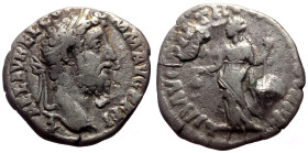 Commodus (177-192) AR Denarius (Silver, 2.52g, 17mm) Rome 
Obv: M ANTONINVS COMMODVS AVG, Laureate head of Commodus right.
Rev: LIB AVG TR P VII IMP I...