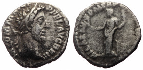 Commodus (177-192) AR Denarius (Silver, 2.05g, 17mm) Rome, 186-187. 
Obv: M COMM ANT P FEL AVG BRIT, laureate head right 
Rev: HILAR AVG P M TR P XII ...