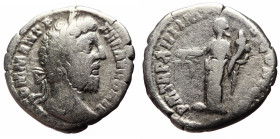 Commodus (177-192) AR Denarius (Silver, 2.58g, 17mm) Rome, 188. 
Obv: M COMM ANT P FEL AVG BRIT, Laureate head of Commodus to right. 
Rev: P M TR P XI...