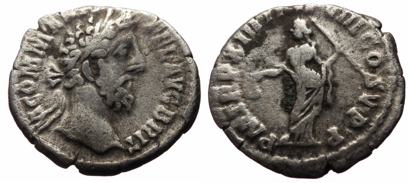 Commodus (177-192) AR Denarius (Silver, 2.62g, 18mm) Rome, 186-187. 
Obv: M COMM...