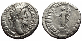 Commodus (177-192) AR Denarius (Silver, 3.05g, 18mm) Rome, 188-189
Obv: M COMM ANT P FEL AVG BRIT, Laureated head r.
Rev: FORT FEL P M TR P XIIII COS ...