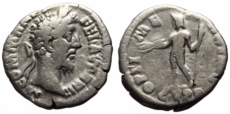 Commodus (177-192) AR Denarius (Silver, 3.17g, 18mm) Rome, 186-189. 
Obv: M COMM...