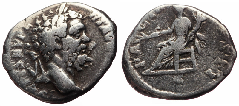 Septimius Severus (193-211) AR Denarius (Silver, 3.47g, 19mm) Roma (Rome), 194 
...