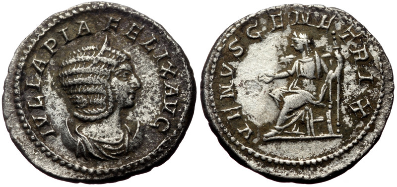 Julia Domna (Augusta, 193-217) AR Antoninianus (Silver, 5.22g, 23mm) Rome.
Obv: ...