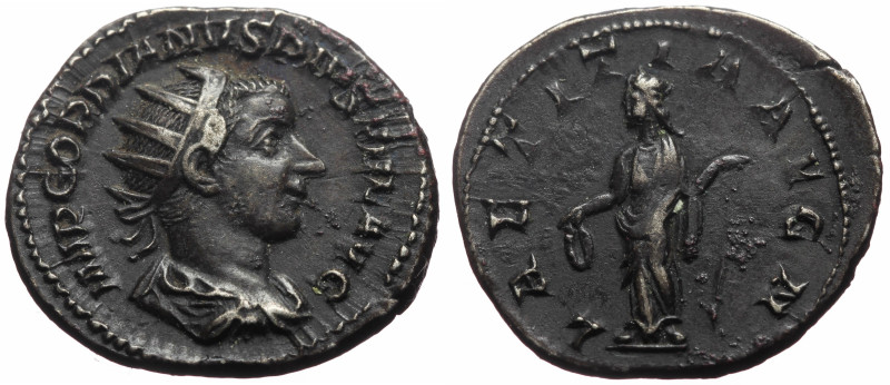 Gordian III (238-244) AR Antoninianus (Silver, 5.19g, 23mm) Rome, 241-243. 
Obv:...