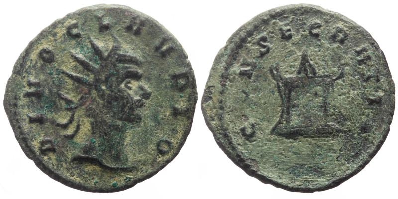 Divus Claudius II Gothicus, Æ antoninianus (Bronze, 21.8 mm, 2.71 g), Mediolanum...