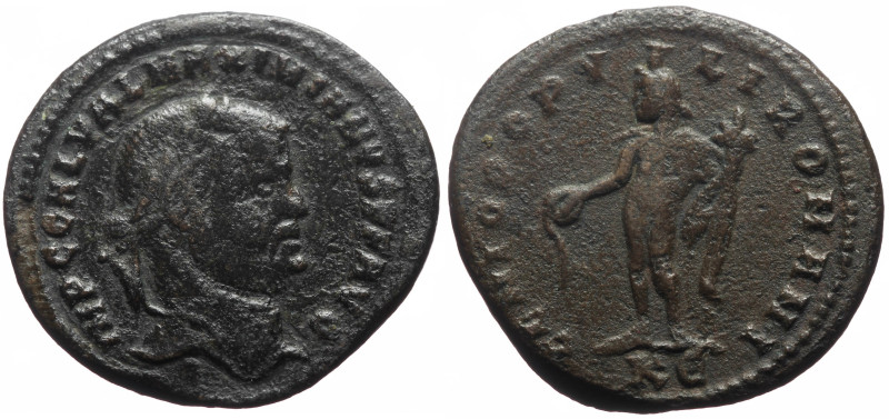 Galerius Maximianus (305-311) AE Follis (Bronze, 10.55g, 28mm) Cyzicus, 305 - 30...