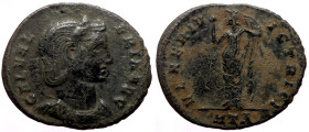 Galeria Valeria (Augusta, 293-311) AE Follis (Bronze, 4.23g, 26mm) Heraclea.
Obv: GAL VALERIA AVG, Diademed and draped bust right.
Rev: VENERI VICTRIC...