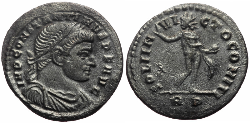 Constantine I the Great (307/10-337) Bl follis (Bronze, 23mm, 3.79g) Rome, 317....