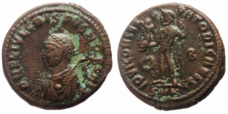 Crispus (Caesar, 316-326) AE Follis (Bronze, 3.99g, 19mm) Cyzicus, 2nd officina,...