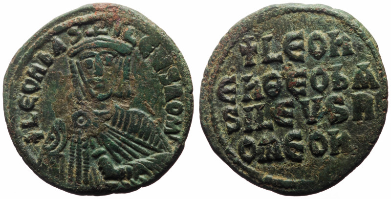 Leo VI the Wise (886-912), AE follis (Bronze, 26.1 mm, 9.03 g), Constantinople.
...