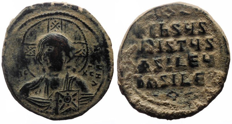 Anonymous follis class A2 (Bronze, 29.1 mm, 11.22 g), time of Constantine VIII a...