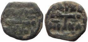 *Apparently unpublished, for details see references*
Crusaders, Antioch Anonymous AE Follis (Bronze, 3.81g, 20mm) ca 1120-1140.
Obv: IC - XC / NI - ...