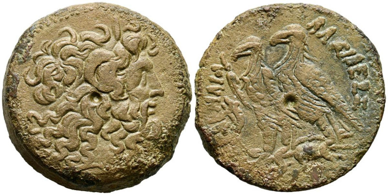 REINO PTOLEMAICO, Ptolomeo VI Philometor. Ae31. (Ae. 23,98g/30mm). 204-180 a.C. ...