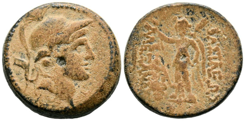 REINO SELEUCIDA, Alejandro I Balas. Ae19. (Ae. 5,78g/19mm). 152-145 a. C. Antioq...