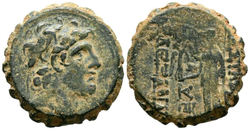 REINO SELEUCIDA, Alejandro I Balas. AE20 (Ae. 6,64g/20mm). 152-145 a. C. Antioqu...