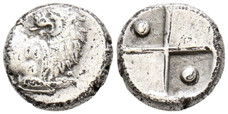 TRACIA, Chersonesos. Hemidracma. (Ar. 2,17g/12mm). 400-350 a.C. (Seaby 1607). An...