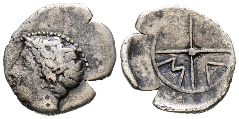 GALIA, Massalia. Trietartemorion. (Ar. 0,56g/12mm). 200-110 a.C. (FAB-1181). Anv...