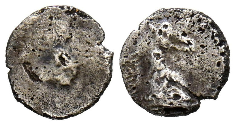 ARSE-SAGUNTO (Sagunto, Valencia). Hemióbolo. (Ar. 0,20g/7mm). 300-200 a.C. (FAB-...