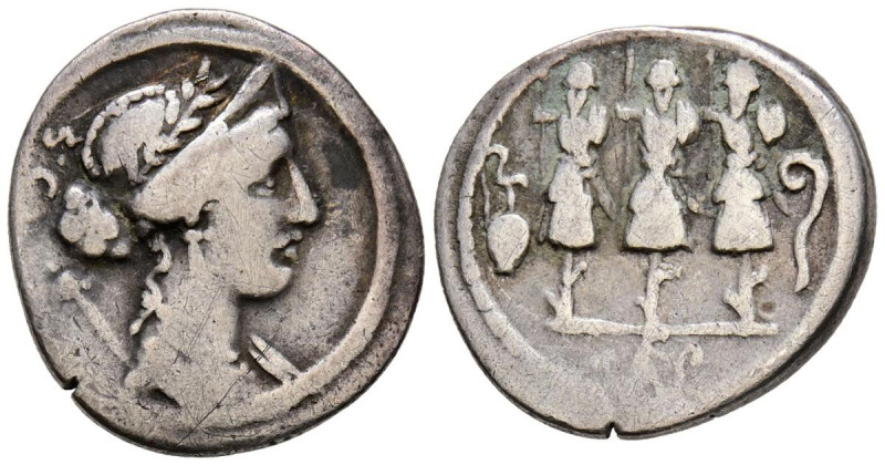 GENS CORNELIA. Denario. (Ar. 3,30g/19mm). 56 a.C. Roma. (Crawford 426/3; FFC 643...