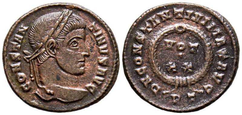 CONSTANTINO I. Follis. (Ae. 2,84g/18mm). 320-321 d.C. Ticinium. (RIC 140). Anv: ...