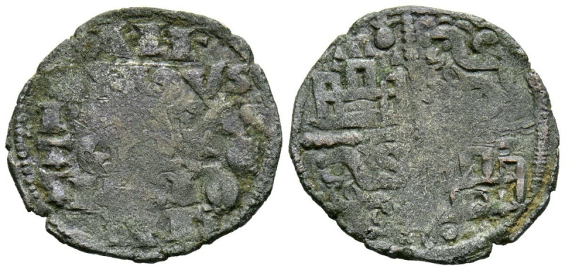 ALFONSO X (1252-1284). Dinero alfonsí de la 1º guerra de Granada". (Ve. 1,00g/17...