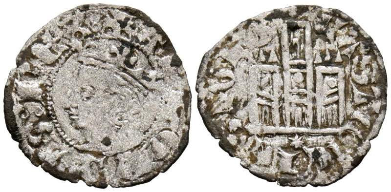 ALFONSO XI (1312-1350). Dinero Coronado/Cornado. (Ve. 0,82g/19mm). Coruña. (Impe...